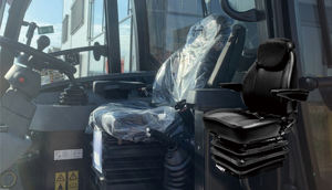 Reposabrazos de cuero para maquinaria pesada, crucero, carguero, Tractor, nivelador, asientos de coche modificados, asiento del conductor - Product Image 2