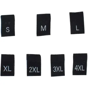 Etiqueta tamanho camisa roupa tags artesanato vestuário camisas acessórios para costura em cada tamanho