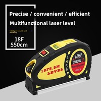 High Precision Multifunctional Electronic Ruler Instrument Laser Level Infrared Tape Distance Meter Digital Display Metric