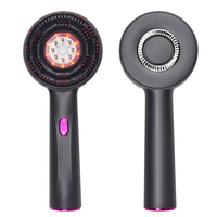 Masseur électrique du cuir chevelu, applicateur d'huile pour le cuir chevelu avec lumière rouge, portable, rechargeable, peigne de massage profond relaxant pour la tête
