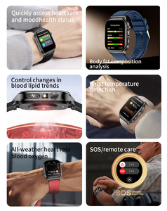 Reloj Inteligente AMOLED TK18 de 2.04 Pulgadas con ECG, Temperatura Corporal, Frecuencia Cardíaca, Oxígeno en Sangre, Monitor de Sueño, Resistente al Agua IP68, Reloj Deportivo de 650 mAh - Product Image 6