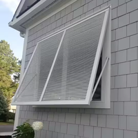 Volets verticaux réglables TOMA, stores pare-soleil en aluminium anti-ouragan pour fenêtres, persiennes