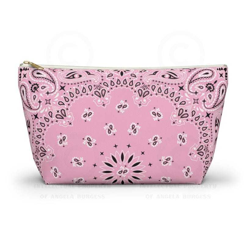 Light Pink Base With White Paisley