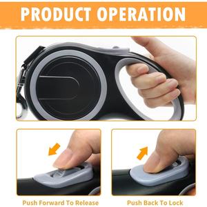 مستلزمات الحيوانات الأليفة للكلاب الصغيرة والمتوسطة الحجم، سلسلة قابلة للسحب أوتوماتيكية للحيوانات الأليفة - Product Image 2