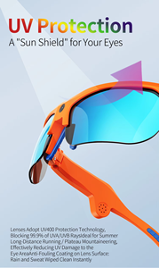 Gafas <span class=keywords><strong>de</strong></span> Ciclismo <span class=keywords><strong>con</strong></span> IA AG041 Directas <span class=keywords><strong>de</strong></span> Fábrica <span class=keywords><strong>con</strong></span> <span class=keywords><strong>Cámara</strong></span>, Fotos HD <span class=keywords><strong>de</strong></span> 1300W, <span class=keywords><strong>Aplicación</strong></span> <span class=keywords><strong>de</strong></span> Traducción por IA, Videollamadas 1080P, Gafas <span class=keywords><strong>de</strong></span> Sol Inteligentes Deportivas <span class=keywords><strong>con</strong></span> IA - Product Image 6