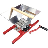Broyeur à fruits et pommes 7L presse-agrumes manuel, pulpeur à gratter portable pour le pressage du vin et du cidre