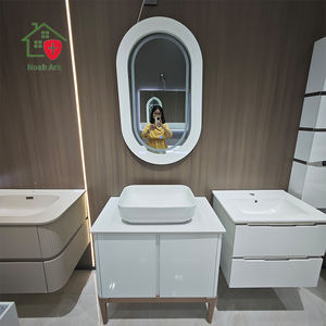 Mueble de Baño Moderno de Madera Contrachapada, Resistente al Agua, Ecológico, con Acabado Lacado, de Pared, de Alta Calidad y Bajo Precio, Certificado por CE, Directo de Fábrica - Product Image 2