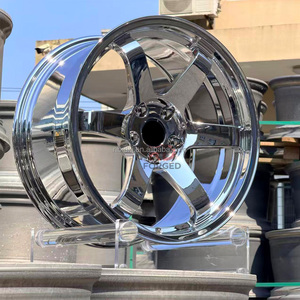 ล้ออัลลอยด์ฟอร์จ Chrome <span class=keywords><strong>TE37</strong></span> ขนาด 17 18 19 20 นิ้ว 5x120 5x112 5x114.3 สำหรับ BMW Mercedes Audi Porsche Subaru Mazda - Product Image 2