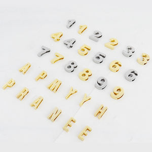 Шарм-подвеска из металлического A-Z 10 мм - Product Image 5