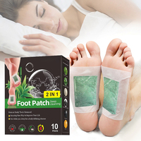 Patchs détoxifiants pour les pieds, nettoyage en profondeur, à base d'herbes naturelles, jetables, au vinaigre de bambou, pour le soin des pieds, la relaxation et le bien-être