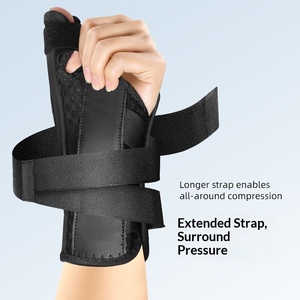 Attelle de poignet sportive en nylon respirante pour hommes et femmes, soutien stabilisateur du <span class=keywords><strong>pouce</strong></span>, protection de la gaine tendineuse - Product Image 3