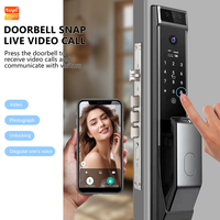 Cerradura Inteligente con Reconocimiento Facial para Exteriores Eseye, Impermeable, con Videoportero WiFi Tuya, Entrada sin Llave para Puertas de Madera y Aluminio
