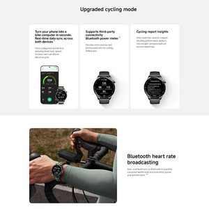 Reloj Inteligente S5 de 46 mm con Pantalla AMOLED Redonda, Navegación GPS, Pagos NFC, Monitor de Actividad, Correa de Silicona, Conectividad Perfecta - Product Image 3