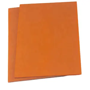종이 재료로 만든 고온 오렌지 베이클라이트 페놀 절연 보드 전기 플라스틱 시트