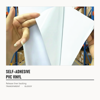 Rouleau de vinyle auto-adhésif brillant en PVC polymérique, film d'emballage pour moto, scooter, vélo électrique, flexible, haute adhérence, imprimable aux solvants écologiques et aux UV