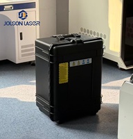 Meilleur prix, stock entrepôt : Machine de nettoyage par impulsions de type chariot à refroidissement par air pour l'élimination de la rouille de l'aluminium
