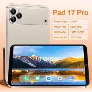 Tablet PC Edukasi New <span class=keywords><strong>Pad</strong></span> 17 Pro <span class=keywords><strong>10.1</strong></span> inci Layar Kapasitif 2560x1600, Memori 16GB, 5G/4G/3G/Wi-Fi, Android 15, <span class=keywords><strong>Dual</strong></span> <span class=keywords><strong>Core</strong></span> 1.5GHz - Product Image 2
