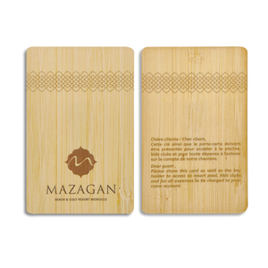 Biglietti da Visita in Legno di Lusso Personalizzati con Incisione Laser, Mini Tag NFC RFID Impermeabili per Uso Alberghiero e Pagamenti - Product Image 5