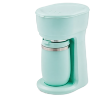 Cafetière compacte à portion individuelle, 355 ml, pour voyage, à filtre électrique, arrêt automatique, en plastique, usage domestique