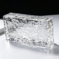 Cloisons et écrans décoratifs en verre texturé effet glace pour la décoration intérieure des salons d'hôtel