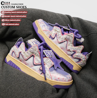 Chaussures plateforme personnalisées pour hommes, baskets rétro, chaussures de marche décontractées respirantes, baskets épaisses, fabrication de chaussures avec logo personnalisé, conception de chaussures