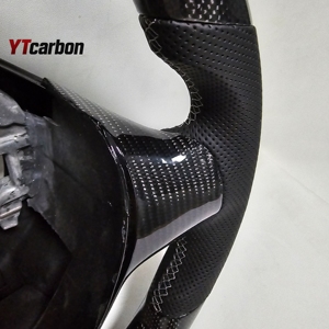 YTcarbon para <span class=keywords><strong>Peugeot</strong></span> 208 GT 208s Sport Racing Style <span class=keywords><strong>Volante</strong></span> de fibra de carbono real personalizado - Product Image 6