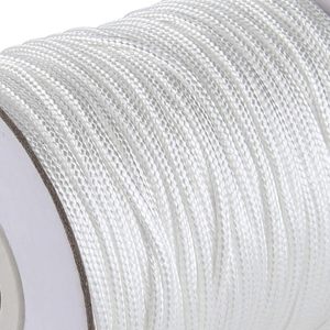 18mm Braided Nylon Lift Shade <strong>Cord</strong> 8-Piece Wood Pendants 109 Yards <strong>Replacement</strong> <strong>Blinds</strong> Roman Shades Repair DIY Crafts Kit - Product Image 4