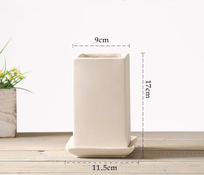 high square small size 9cm (with tray)