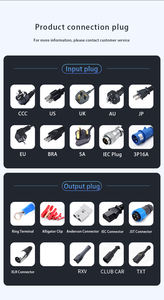 Nulike 조절 가능한 전문가용 48V 60V <span class=keywords><strong>72V</strong></span> 배터리 충전기 LCD 디스플레이 방수 충전기 골프 카트용 - Product Image 6