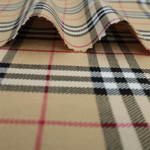 Tela a cuadros 100% <span class=keywords><strong>lyocell</strong></span> al por mayor en beige negro tartán tela a cuadros vibrante para traje abrigo vestido falda - Product Image 3
