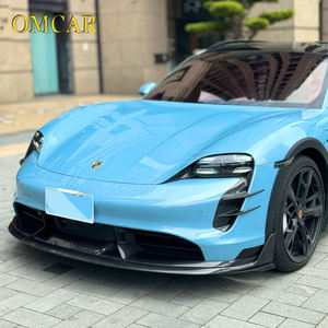 Kit carrosserie BSKT pour porsche <span class=keywords><strong>taycan</strong></span> <span class=keywords><strong>cross</strong></span> turismo lèvre avant de remplacement en carbone sec 9J1 2019-2024 - Product Image 3