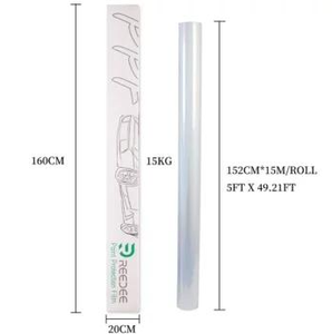 ฟิล์มกันรอยสีรถยนต์ TPU PPF แบบซ่อมแซมตัวเองได้ ขนาด 6.5/7.5/8.5/10 มิล ฟิล์มเปลี่ยนสีแบบซาตินสีเทา-น้ำเงิน ฟิล์ม TPU PPF - Product Image 3
