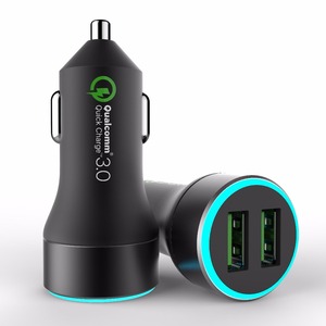 Verbraucher Mobilen Zubehör <span class=keywords><strong>2</strong></span> Ports QC <span class=keywords><strong>3</strong></span>,0 Auto Ladegerät Dual USB Auto Ladegerät - Product Image 5