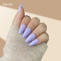 Easywell vente chaude doux acrylique Gel ongles solide presse sur les ongles Art rose luxe acrylique presse sur les ongles
