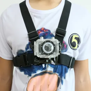 La cinghia toracica della videocamera supporta la cintura dell'imbracatura tracolla singola per Go Pro Hero 5/4/3/3 +/2/1