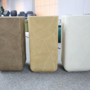 Cubo arte rayas Estilo nórdico decorado sala <span class=keywords><strong>de</strong></span> estar hogar Combinación libre suelo a suelo maceta <span class=keywords><strong>de</strong></span> arcilla <span class=keywords><strong>de</strong></span> magnesio - Product Image 1