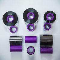 Ruban de codage TTO à haute vitesse en résine de cire 33mm 55mm 600mm, ruban de transfert thermique de 33mm de largeur pour imprimante Videojet Markem