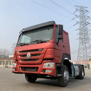 Yüksek kalite yeni dizel römork ile SINOTRUCK HOWO 4X2 380hp ikinci el ağır traktör kamyon kullanılır