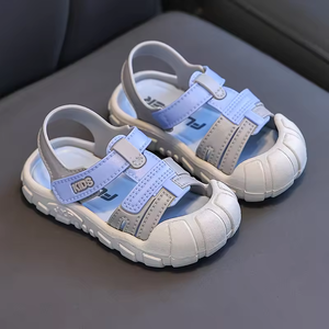 Nouvelles sandales d'été 2025 pour garçons, chaussures de marche de style plage, sandales respirantes pour enfants, chaussures de sport pour enfants - Product Image 3