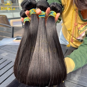 Top Quality Pre Plucked with Baby Hair Virgin Indian Human Hair Bundles Natural Color Straight for Women - Product Image 4