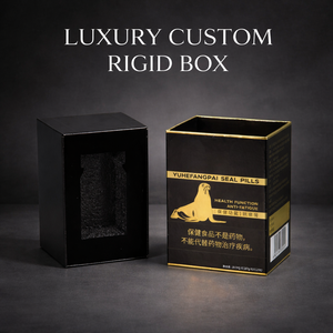 <span class=keywords><strong>Caja</strong></span> Rígida <span class=keywords><strong>de</strong></span> Lujo Personalizada, Materiales Reciclados, Cierre Magnético, Recubrimiento UV <span class=keywords><strong>de</strong></span> Cuatro Colores, Inserto <span class=keywords><strong>de</strong></span> Espuma para Suplementos <span class=keywords><strong>de</strong></span> Alta Gama - Product Image 1