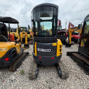 Excavatrice sur chenilles Kobelco SK20SR économique et performante, modèle 2022, 3 tonnes, d'occasion, avec moteur, pompe et boîte de vitesses, à vendre - Product Image 3