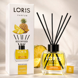 Reed Diffuser Fruit-scented Essential Oils Fire-free Aromatherapy 90-120 Days Lasting Strawberry Car <b>Perfume</b> - Product Image 6