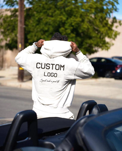 Hoodies surdimensionnés pour hommes personnalisés par les fabricants, en coton épais, confortables et élégants, 400 g/m², plus des hoodies surdimensionnés - Product Image 6