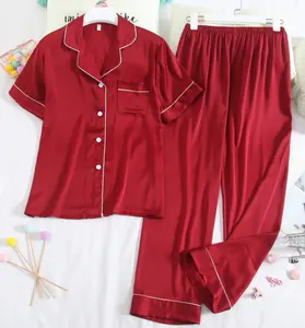 2024 pijama feminino de manga curta confortável mais novo da moda preço mais atraente