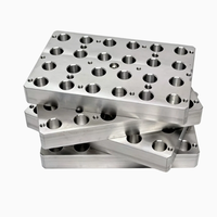 Servicios de Mecanizado CNC de Precisión Personalizados con Múltiples Orificios, Diseño Específico en Aluminio, Latón y Acero Inoxidable para Ensamblaje