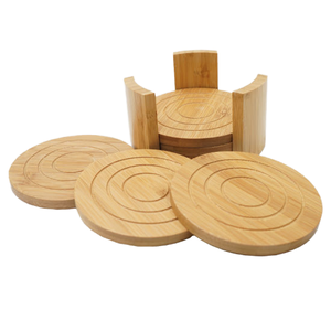 Usine directe 100% caboteur en bois naturel de meilleure qualité tasse à thé carrée tasse à bière tapis/coussin protège la Surface de la Table - Product Image 1