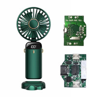 Placa de circuito de ventilador eléctrico de mano personalizada, producto de fábrica OEM, Mini ventilador recargable USB eléctrico portátil, placa PCB y PCBA
