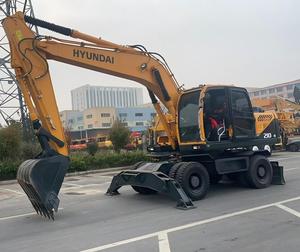 Excavatrice d'occasion Hyundai 210-9, 210-7, 210W-9, 210W-7, 220LC-9s, 210 d'origine coréenne pour travaux de construction - Product Image 3