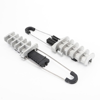 Serre-câble auto-ajustable à cale série PAL en alliage d'aluminium haute résistance pour accessoires de distribution aérienne